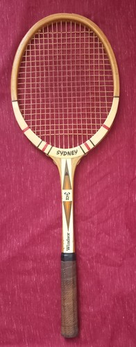 Raquette tennis bois - raquette,