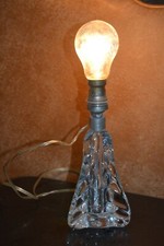 Pied de lampe de chevet CRISTAL  VERRE