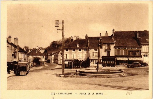 Cpa fayl billot place la - fayl-billot, de