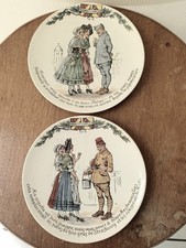 assiettes anciennes Poilus