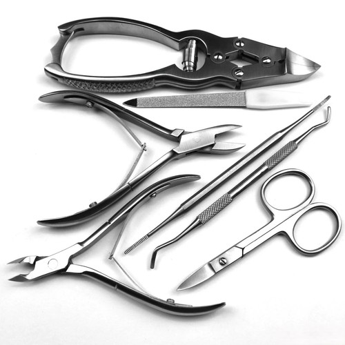 7er nagelzangen set pédicure - 7er,
