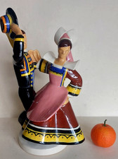 Quimper Henriot Robert  Micheau VERNEZ Danseurs De Pont aven TIRAGE Ancien