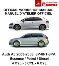 Manuel d'atelier officiel Audi
