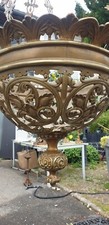 Lustre d Eglise en bronze sculpté  19em
