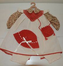 Tenue vêtement 5 pc poupée robe 40cm HEIDI OTT Switzerland Etat Neuf