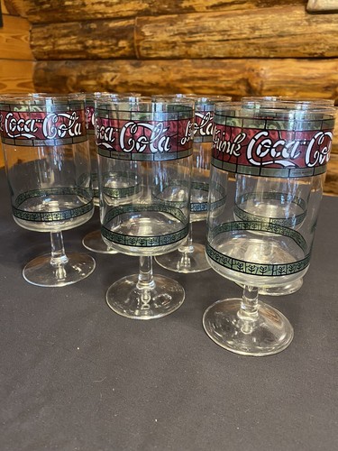 Vintage stemmed drink coca - stemmed,