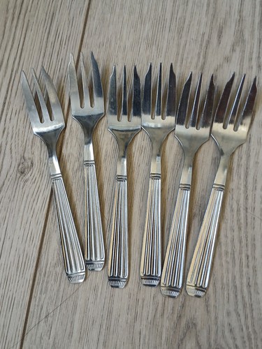 Fourchettes gâteau inox - fourchettes,