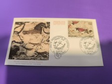 L91 - ENVELOPPE PREMIER JOUR - LES GROTTES DE LASCAUX - 1968.