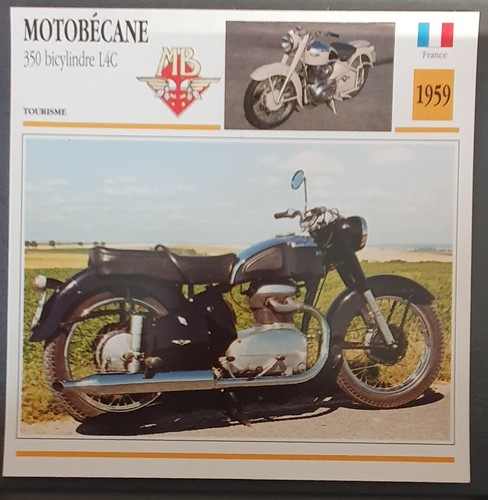 Carte moto motobecane 350 - motobecane,