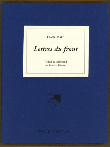 Franz marc lettres - marc, "lettres