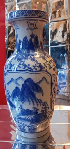 Vase chinois porcelaine 20ème - chinois,