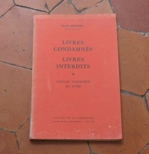 Livres condamnés, livres interdits. Régime juridique du livre. D Bécourt 1961
