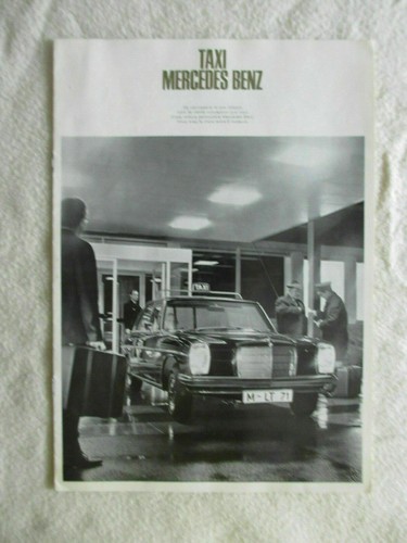 Taxi mercedes benz revue - taxi, mercedes-benz