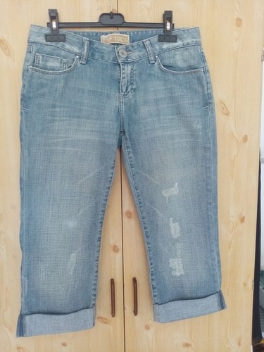 Pantacourt jeans a - pantacourt, revers
