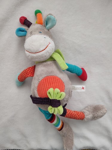 Grande doudou peluche girafe - ,