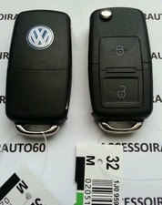 Coque CLÉ Télécommande VOLKSWAGEN VW GOLF POLO BORA LEON SEAT SKODA 2 boutons