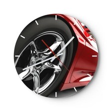 Horloge murale en verre