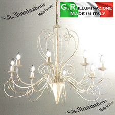 Lustre fer forgè classique