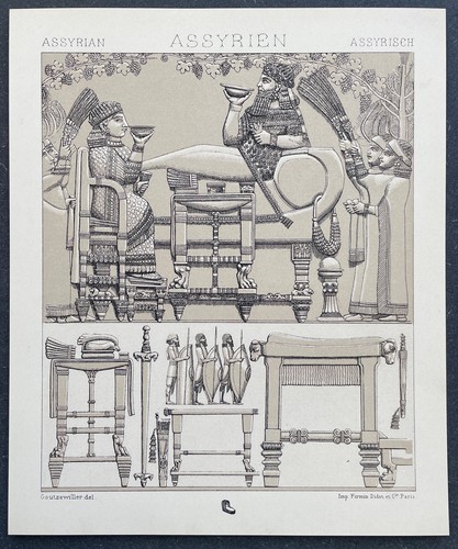 Costume historique assyrien - historique,