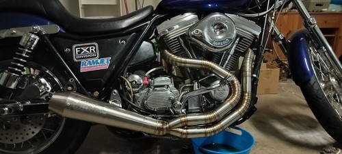 échappement harley dyna fxr - harley,