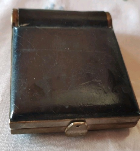 Ancien poudrier avec miroir - poudrier,