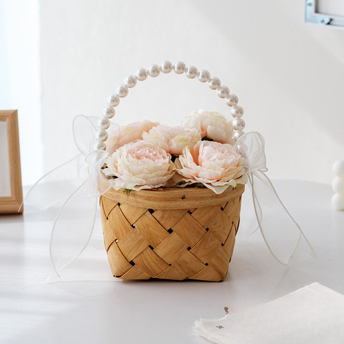 Panier tissé décoratif pour - panier,