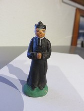 Santon petite taille "Monsieur le curé" hauteur 5 cm environ