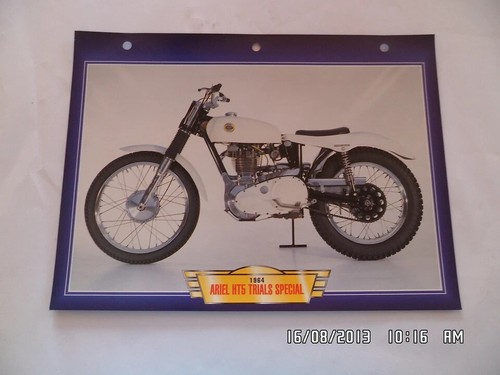 Carte fiche moto - carte, ariel