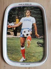 RARE PLATEAU COUPE DU MONDE 1978 GERARD JANVION- ARGENTINA 78 
