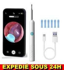 ✅ Caméra Oreilles Auriculaire HD1080P WIFI Nettoyeur Oreille Endoscope Cérumen