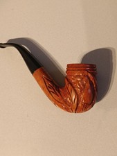 A1BC⚠️VINTAGE PIPE  ST CLAUDE SCULPTÉ GRAVE  VIEILLE BRUYERE   TRES BON ETAT⚠️ 