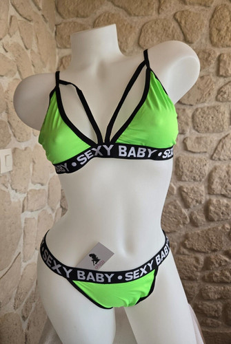 Ensemble lingerie vert - lingerie,