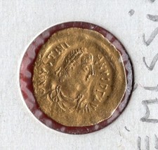 Bysantine Justinien Ier 527 565 Tremissis Constantinople en or Rare