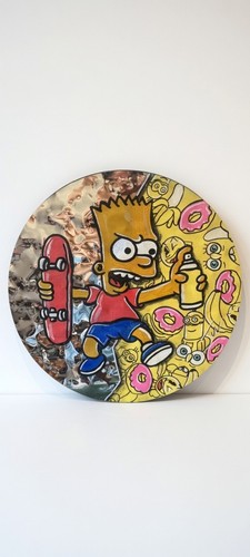 Bart simpson acrylique - "bart, simpson",