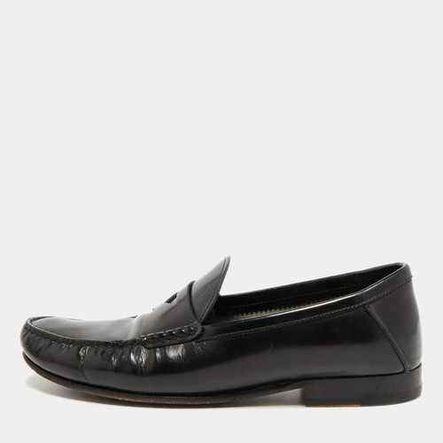 Mocassins cuir noir - en, tods