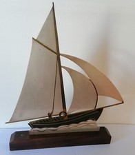 SCULPTURE BRONZE VOILIER