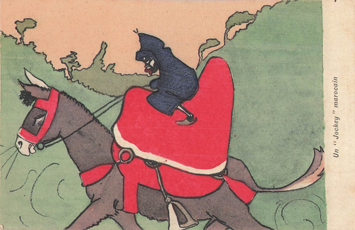 Illustree jockey - cp, un