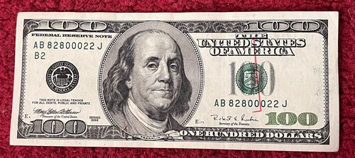 1996 100 federal reserve - 1996, $100