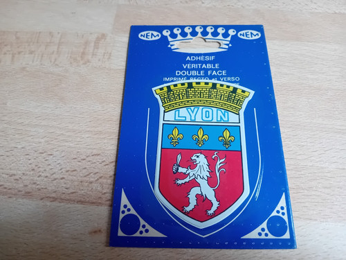 Blason adhésif nem double - adhésif,
