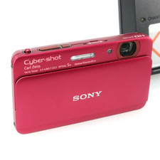 【 Haut Mint 】 Sony Cyber-Shot DSC-TX55 Rouge Rose 16.2MP Numérique Caméra De
