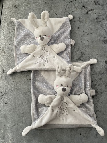 Lot doudou plat lapin - lot, 2