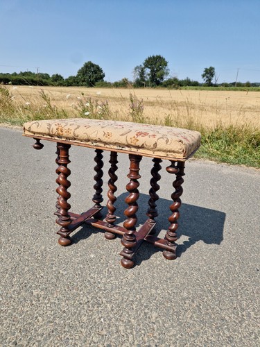 Ancien tabouret bois - ancien,