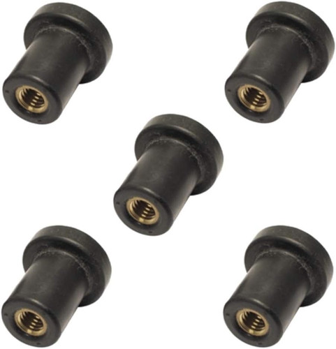 Ecrou caoutchouc m4 m5 - 5x,