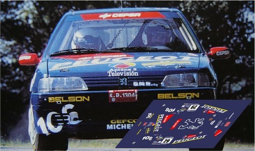 Autocollants peugeot 106 maxi - autocollants,