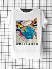 Tee-shirt Sweet Smoke Groupe Rock psychédélique Hippie Pochette culte Fumée Pop