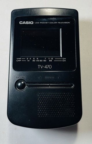 Vintage casio 470b black - vintage, tv-470b