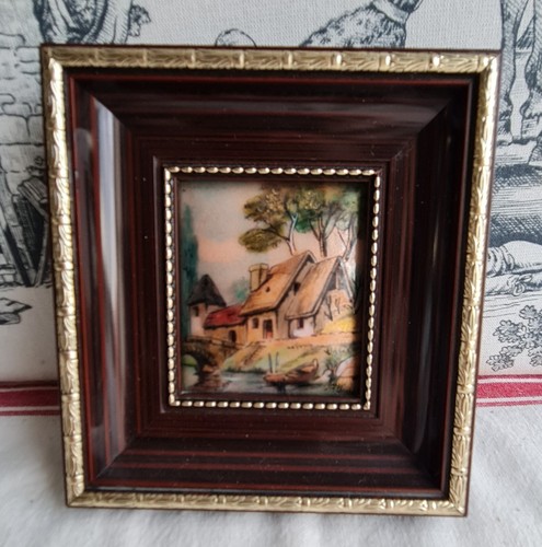 Ancien tableau emaux limoges - ancien,