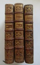 Abrégé Chronologique de l'histoire d'Angleterre - 1752 Tertre 3 Volumes Complet