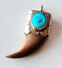 Pendentif vintage en Turquoise