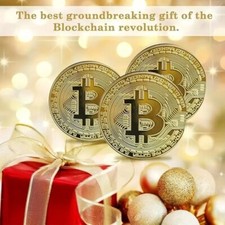 Bitcoin Pièce de Collection – Cadeau Noel Crypto Blockchain Collector Token
